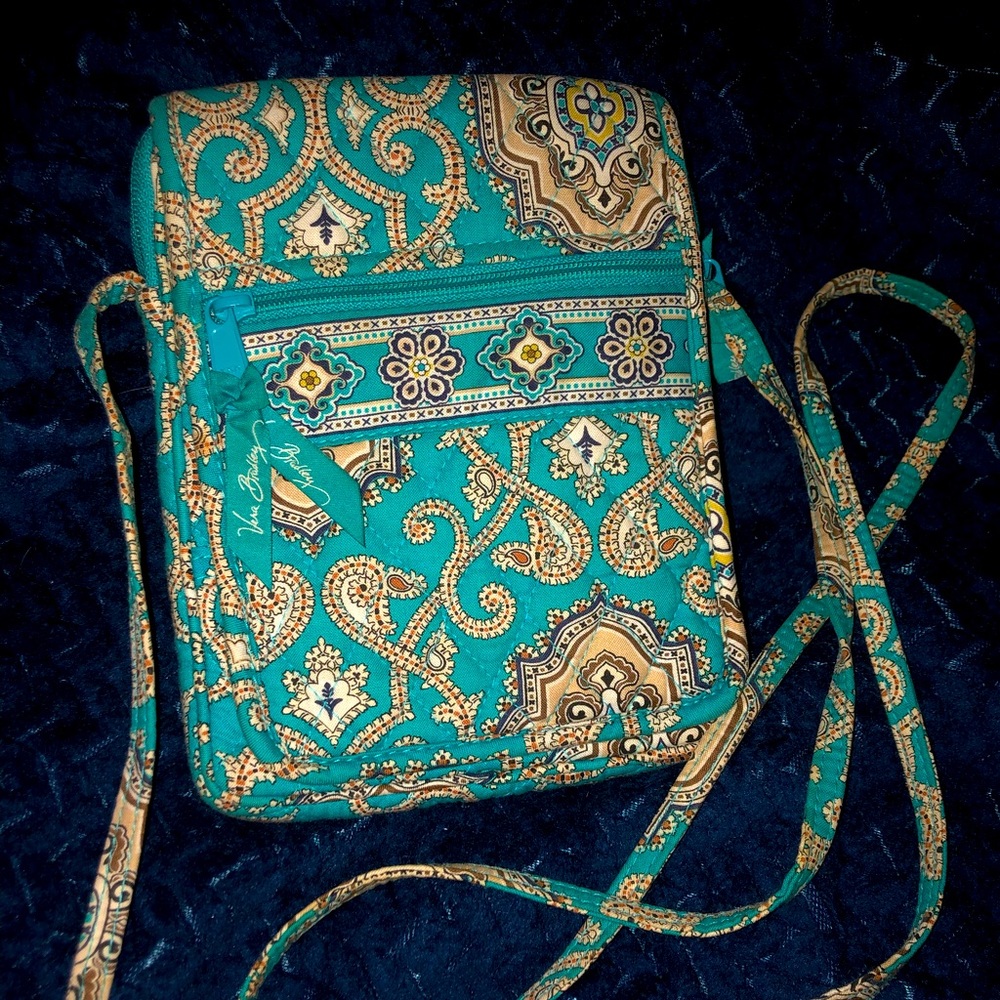 Vera Bradley Totally Turq Crossbody Bag/Purse
